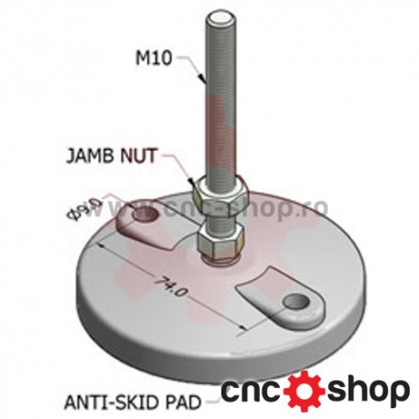 Picior autonivelant M10/100mm