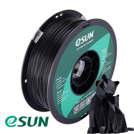 Filament eSUN 1Kg PLA+ 1.75mm Black