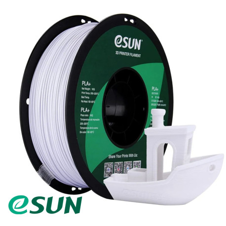 Filament eSUN 1Kg PLA+ 1.75mm Cold White