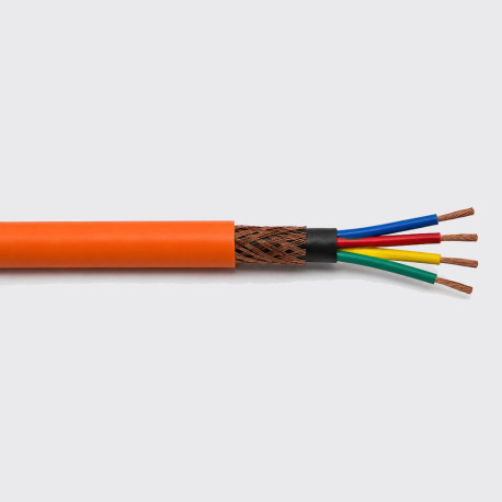 Cablu TRVVP 4x0.75 shielded portocaliu