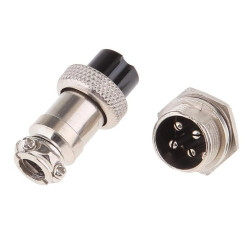 Conector metalic 4-PINI mama-tata